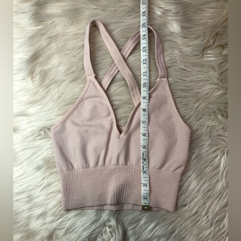 Free People Pink Crop Top - Picture 7 of 9